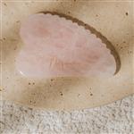 Gua Sha Heart & Face Tool | Rose Quartz