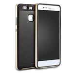 U.CASE BRAND Premium HUAWEI P9 Case GOUD + Tempered Glass Screen Protector