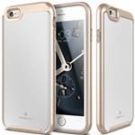 Caseology® Envoy Series iPhone 6S Plus/ 6 Plus Carbon Fiber White + iPhone 6S Plus / 6 Plus Screenpr