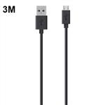 3 Meter Kwaliteit Micro USB USB 3.0 Data Transfer / Charge Sync Micro USB Kabel S7 / S7 Edge / S6 Ed