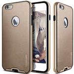 Caseology Bumper Frame Case iPhone 6S / 6 Leather Chopper Gold + Screen Protector