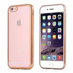 Crystal Diamant iPhone 6S / 6 Bling Case Transparant Goud