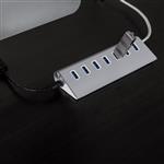 7 Poort Luxe Premium Aluminium USB 3.0 Hub / Switch / Splitter / Verdeler Plug & Play