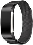 Fitbit Charge 2 Milanese Horloge Bandje met magneetsluiting - zwart