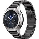 Samsung Gear S3 Metal Roestvrij Stalen Armband - Zwart