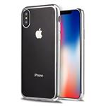 iPhone X Hoesje - TPU Siliconen case - softgel ultradunne cover - Zilver