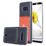 Samsung S8+ (Plus) TPU Ultra Dun Kaart Case - Gel Shockproof Case Cover - Transparant