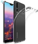 DrPhone Huawei P20 Lite TPU Hoesje - Siliconen Shock Bumper Case -Backcover met Verstevigde randen