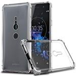 DrPhone XZ3 TPU Hoesje - Siliconen Bumper Case met Verstevigde randen – Transparant