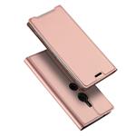 DrPhone Xperia XZ3 Magnetische Flip Cover - Bumper Kaart Case [Stand functie] PU Portemonnee Case - 