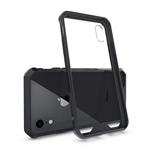 DrPhone iPhone XR (6,1 inch) Air Hybride TPU Case - Tough PC Back TPU Armor Bumper - Zwart