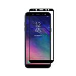 DrPhone Samsung A6+ Plus 2018 Glas 4D Volledige Glazen Dekking Full coverage Curved Edge Frame Tempe
