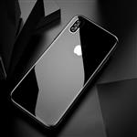 DrPhone iPhone X / XS Back Glas 4D Volledige Achterkant Glazen Dekking Full coverage Curved Edge Fra