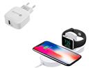 DrPhone Wireless Dock - Bureaulader - Docking Station Qi Lader  - Geschikt voor - Apple Watch 4 / 3 