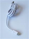 Olesit K102 Micro USB Kabel 1 Meter Laadsnoer Oplaadkabel geschikt voor de Honor Modellen - Wit