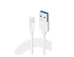 Olesit Lightning 3 Meter Fast Charge 2.4A - Oplaadkabel - Veilig laden - Data Sync & Transfer - Wit