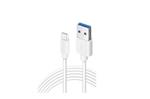 Olesit Micro-USB 3.0 3 Meter Fast Charge 2.4A - Oplaadkabel - Veilig laden - Data Sync & Transfer - 