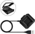 DrPhone ION1 - Fitbit Ionic USB Oplaad Kabel - Charger + Lader Dock Adapter – Zwart