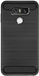 LG G6 Carbon Fiber Style TPU Case Zwart