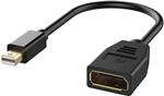 DrPhone MP02 Mini DisplayPort mannelijk naar DisplayPort vrouwelijk adapter - 4K Ultra HD-resolutie 