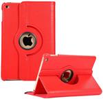 DrPhone Draaibare 360° PU Lederen Cover iPad Mini 4/5 Rood