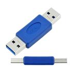 DrPhone High-Speed USB 3.0 Type-A mannelijk naar mannelijk Adapter – Verlengstuk – Converter – Blauw