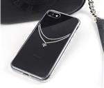iPhone 7 Rearth Noble Swarovski Ringke Fusion Handcrafted Diamanten Case Ketting