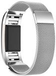 Fitbit Charge 2 Milanese Horloge Bandje met magneetsluiting - zilver