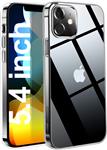 DrPhone iPhone 12 Mini Case 5.4 inch TPU Hoesje - Ultra Dun Premium Soft-Gel Case - Transparant