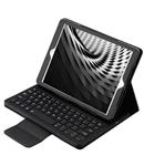 DrPhone - iPad Pro 9.7 Hoesje - Bluetooth Toetsenbord Case - Premium PU lederen keyboard case - Zwar