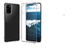 DrPhone Samsung NOTE 20 Ultra TPU Hoesje - Siliconen Bumper Case met Verstevigde randen – transparan