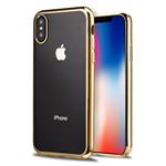 iPhone X Hoesje - TPU Siliconen case - softgel ultradunne cover - Goud