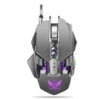 Elementkey Xero Mechanische Gaming Muis – 3200 DPI - Programmeerbaar + USB 2.0 Bedraad - LED - Grijs