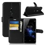 DrPhone Xperia XZ3 Flipcover - Bookcase - Luxe booktype PU Lederen Portemonnee Case - Wallet Case me