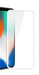 DrPhone iPhone X/XS Pro Glas 9D Volledige Ultieme Glazen Dekking Full coverage Curved Edge Frame Tem