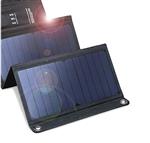 DrPhone SunPowerX1 Pro - Opvouwbare 14W Zonnecellen (4 XL panelen) - 5V 2.4A Draagbare Zonnepanelen 