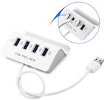 DrPhone 2 in 1 OTG - 4 USB 3.0 poorten – Micro USB Hub + Stand voor Smartphone - Laptop / Tablet / C