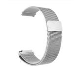 DrPhone Universele Magnetische Milanese Armband - 22mm - 46mm -  RVS Horlogeband - Zilver
