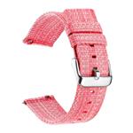 DrPhone SWB03 - Smart Watch Bandje - Nylon - Gesp Sluiting - 20mm - Roze