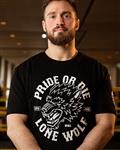 PRIDE or Die T-Shirt LONE WOLF Zwart