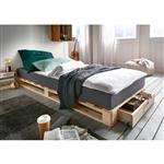 Pallet 1-persoonsbed - Naturel - Beds and More