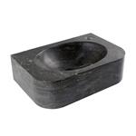 Hardstenen fonteintje Saniflex Flow rechts