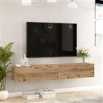 [en.casa] Tv-meubel Lapinlahti 180x31,5x29,5cm houtkleurig