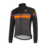 Hero winterjack Zwart//grijs/oranje