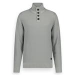 Men Pullover Half Button Knit TW34405 Harbor Mist