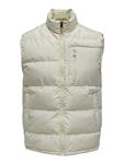 Jake Quilted Bodywarmer Creme Kledingmaat : XL