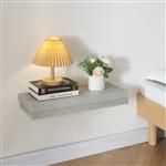 [en.casa] Wandplank Karkkila met lade 60x23,5x8 cm betonkleurig