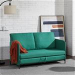 [en.casa] Slaapbank 2-zitsbank 78x125x67 cm groen