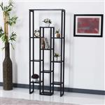 [en.casa] Plantenstandaard Blaavandshuk 150x60x19cm marmer zwart