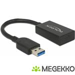 DeLOCK 65698 0.15m USB A USB C Zwart USB-kabel
